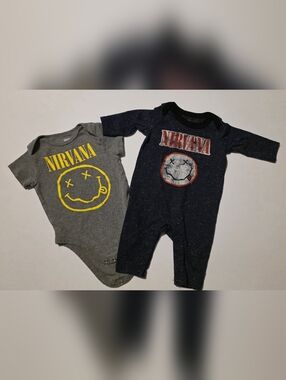 Official Nirvana onesie and romper